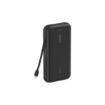 Belkin BoostCharge Power Bank 20000 mAh 30 W USB-C USB-A Built-in Cable Black