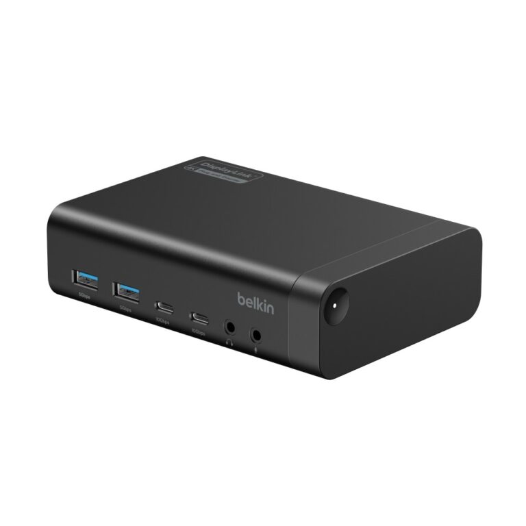 Belkin Connect Uni 14-in-1 Dual Display Docking Station 100W Power Delivery 4K@60Hz 2x HDMI Ethernet Black