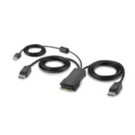 Belkin F1DN204MOD-PP-4 Secure Modular KVM Switch 4 Port DisplayPort 4K Ultra HD Black