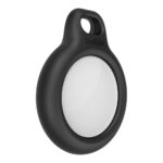 Belkin Secure Holder with Key Ring Case for AirTag Black Scratch Resistant Twist and Lock Design