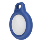 Belkin Secure Holder with Key Ring Case for AirTag Blue Scratch Resistant Twist and Lock Design