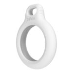 Belkin Secure Holder with Key Ring Case for AirTag Twist-and-Lock Scratch Resistant White
