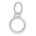 Belkin Secure Holder with Key Ring Case for AirTag Twist-and-Lock Scratch Resistant White