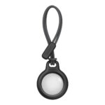 Belkin Secure Holder with Strap for AirTag - Black Case featuring Twist and Lock Design and Scratch Resistant Protection