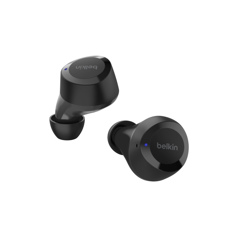 Belkin SoundForm Bolt Wireless Earbuds Bluetooth 5.2 Microphone IPX4 Water Resistant 28 Hours Black Belkin SoundForm Bolt Wireless Earbuds Bluetooth 5.2 Microphone IPX4 Water Resistant 28 Hours Black