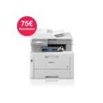 Brother MFC-L8340CDW Multifunction LED Printer Colour Print Scan Copy Fax Wi-Fi USB White Business