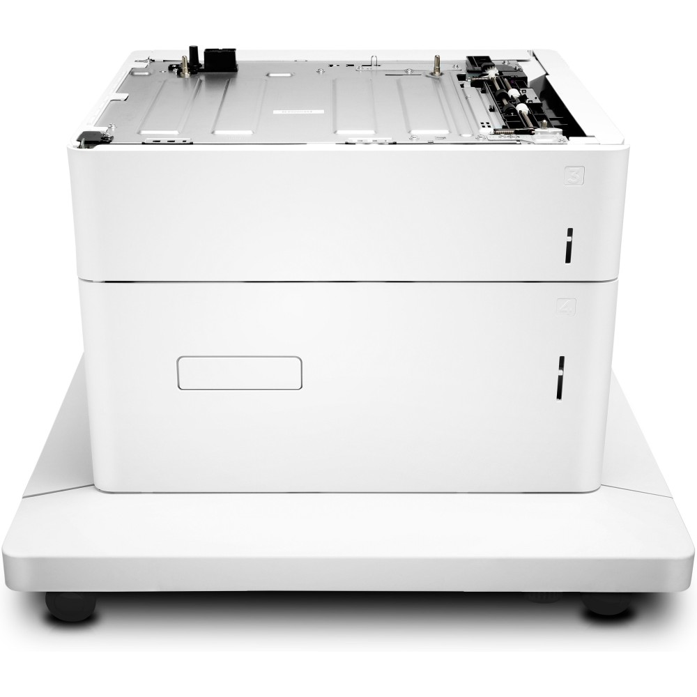 Color LaserJet Enterprise High Capacity Paper Tray Feeder Stand 2550 Sheets White Color LaserJet Enterprise High Capacity Paper Tray Feeder Stand 2550 Sheets White