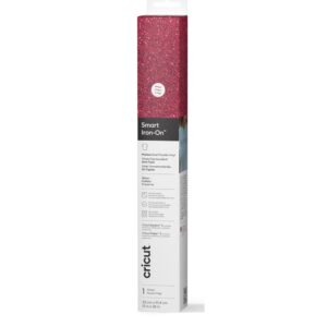 Cricut Smart Iron-On Glitter Heat Transfer Vinyl Roll Red 330mm x 914mm