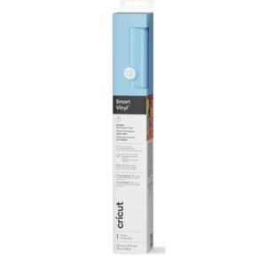 Cricut Smart Vinyl Permanent Matte Light Blue 330mm x 900mm Indoor Outdoor Weather Resistant