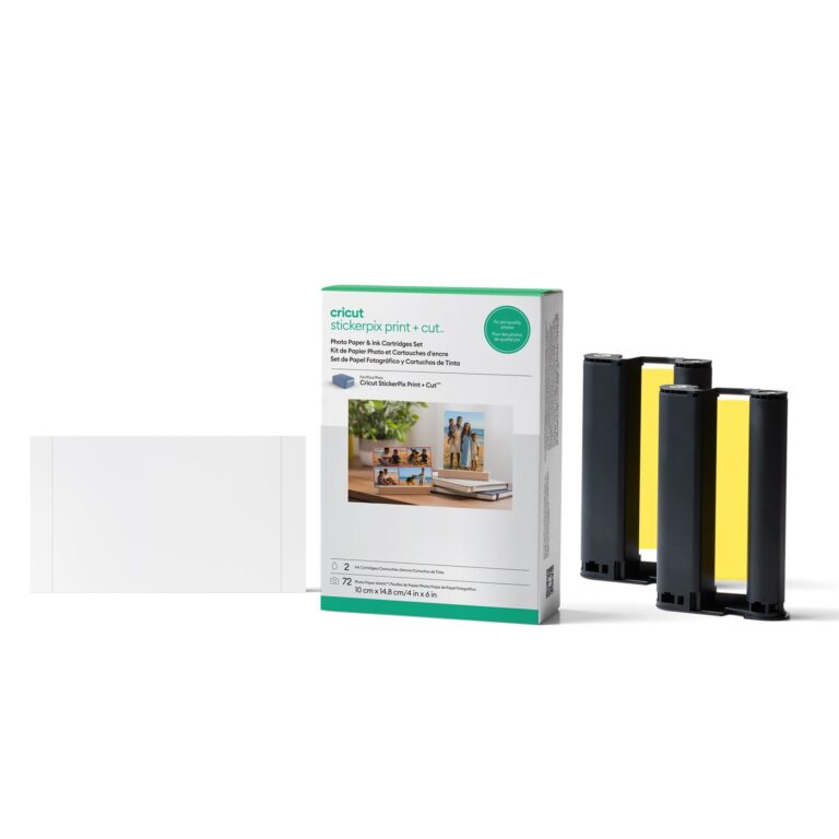Cricut StickerPix Print + Cut photo paper and ink cartridge set