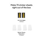 Cricut StickerPix Print + Cut sticker sheets and ink cartridge set – view 2