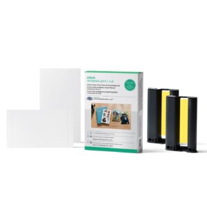 Cricut StickerPix Print + Cut sticker sheets, photo paper and ink cartridges set