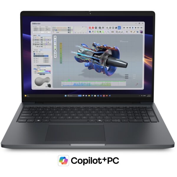Dell Precision 5516 Laptop 16" Full HD+ Intel Core Ultra 7 366H 32GB LPDDR5x 1TB SSD RTX PRO 2000 8GB Windows 11 Pro Black