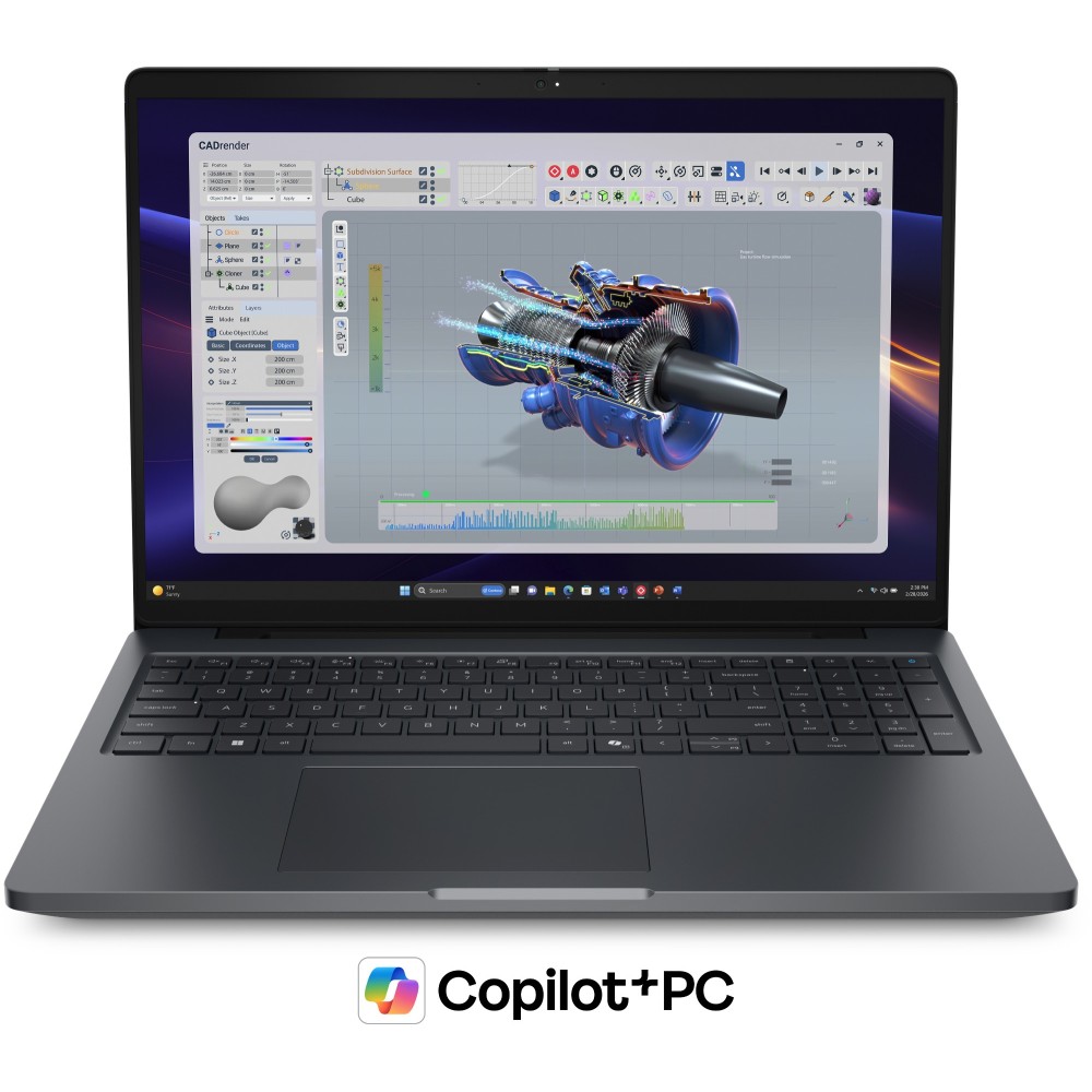 Dell Precision 5516 Laptop 16" Full HD+ Intel Core Ultra 7 366H 32GB LPDDR5x 1TB SSD RTX PRO 2000 8GB Windows 11 Pro Black Dell Precision 5516 Laptop 16" Full HD+ Intel Core Ultra 7 366H 32GB LPDDR5x 1TB SSD RTX PRO 2000 8GB Windows 11 Pro Black