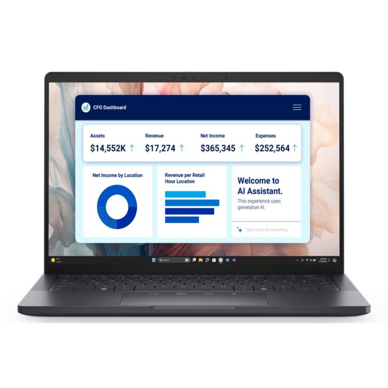 Dell Pro 13 Laptop Intel Core Ultra 7 268V 13.3" Quad HD+ Touch 32 GB RAM 512 GB SSD Windows 11 Pro Grey