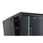 Digitus Dynamic Basic series Wall-mounted rack 12U 600x600mm Steel Black Glass Door with Key Lock