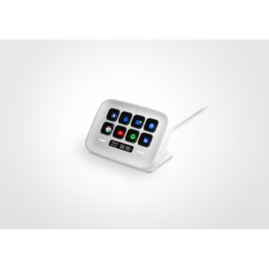 Elgato Stream Deck Neo 8 Button LCD White Customizable Macro Controller