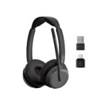 EPOS IMPACT 1000 Wireless Headset Active Noise Cancelling Boom Microphone USB-C Bluetooth Teams Certified Black