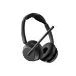 EPOS IMPACT 1000 Wireless Headset Active Noise Cancelling Boom Microphone USB-C Bluetooth Teams Certified Black