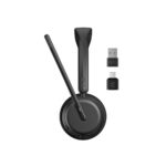 EPOS IMPACT 1000 Wireless Headset Active Noise Cancelling Boom Microphone USB-C Bluetooth Teams Certified Black