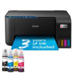 Epson EcoTank ET-2861 All-in-One Inkjet Printer Colour Print Scan Copy Wi-Fi USB Black