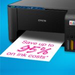 Epson EcoTank ET-2861 All-in-One Inkjet Printer Colour Print Scan Copy Wi-Fi USB Black