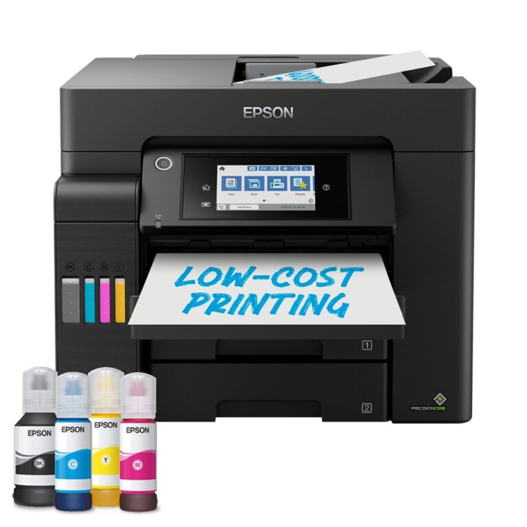 Epson EcoTank ET-5805 All-in-One Colour Inkjet Printer Wi-Fi Ethernet Auto Duplex 50 Sheet ADF Touchscreen