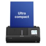 Epson ES-C380W Scanner with Wi-Fi USB 2.0, 30 ppm Speed, 20 Sheet ADF, 2.4 Inch Display, Black