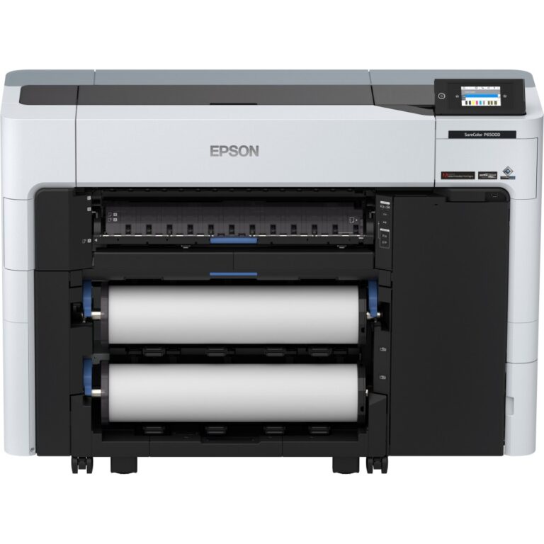 Epson SureColor SC-P6500DE 24-inch Colour Inkjet Printer Wi-Fi Ethernet USB Auto Take-up Reel 6 Cartridges White