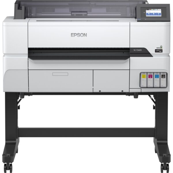 Epson SureColor SC-T3405 Large Format Inkjet Printer 4 Colour Wi-Fi Ethernet USB A1 Print Size Stand Included