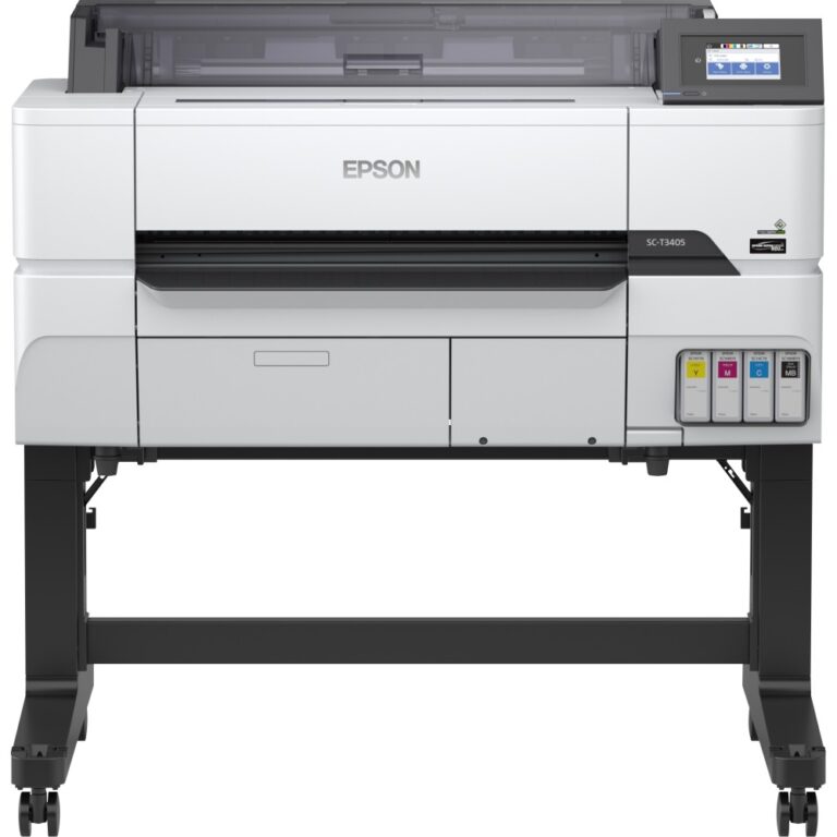 Epson SureColor SC-T3405 Large Format Inkjet Printer 4 Colour Wi-Fi Ethernet USB A1 Print Size Stand Included