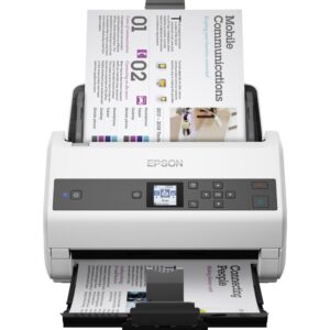Epson WorkForce DS-970 Sheet-fed Scanner 100-sheet ADF 85 ppm/170 ipm A3 USB 3.2 Network Colour Duplex Scanning