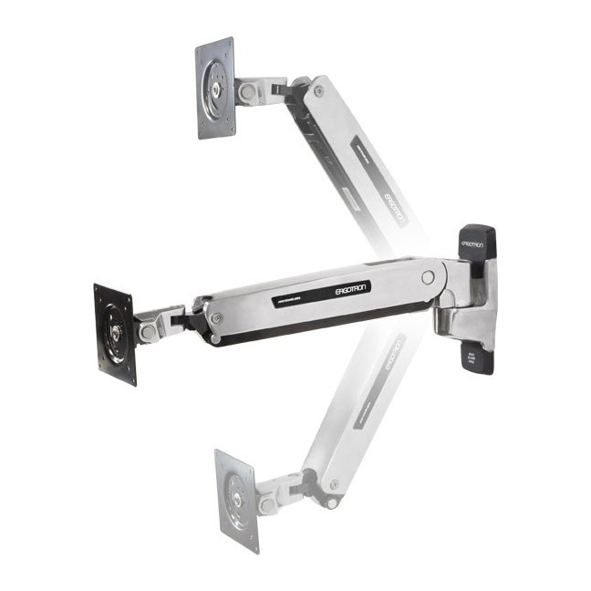 Ergotron 45-361-026 Wall TV Mount 42" Max Screen VESA 75x75 to 200x200mm Silver