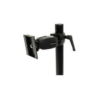 Ergotron DS Series DS100 Clamping Double Pivot Desk Mount 24" Max Screen 10.4kg Capacity VESA 75x75-100x100 Black