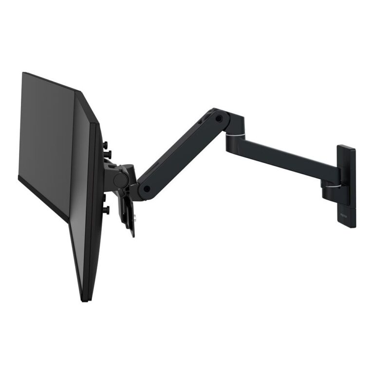 Ergotron LX Pro 98-737-292 Single Monitor Wall Mount VESA 75x75 to 100x100 Black
