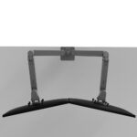 Ergotron LX Pro Series 45-686-293 Dual Monitor Mount Stand 27" Desk Clamp Dark Grey 20 kg Max Weight