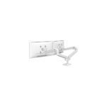 Ergotron LX Pro Series Dual Monitor Mount Stand 27" White Desk Clamp 10kg Per Display