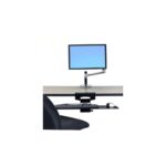 Ergotron Neo-Flex Underdesk Keyboard Arm 1.4 kg Max Weight 150 mm Height Adjustment Black