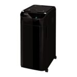 Fellowes AutoMax 350C Auto Feed Paper Shredder Cross Cut P-4 Security 350 Sheet Capacity 68L Bin Black