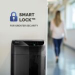 Fellowes AutoMax 350C Auto Feed Paper Shredder Cross Cut P-4 Security 350 Sheet Capacity 68L Bin Black