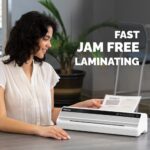 Fellowes Saturn A3 Cold/Hot Laminator 125 Micron 300 mm/min Speed Auto Power Off Black Silver with 10 Pouch Starter Pack
