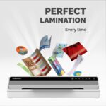 Fellowes Saturn A3 Cold/Hot Laminator 125 Micron 300 mm/min Speed Auto Power Off Black Silver with 10 Pouch Starter Pack