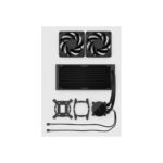 Fractal Design Radius 240 All-in-one CPU Liquid Cooler 240mm Radiator 2x 120mm Fans LGA1200 AM4 AM5 Black
