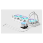 Fractal Design Radius 360 RGB White All-in-one Liquid Cooler 3x120mm Fans LGA 1200 AM4 AM5 Sockets
