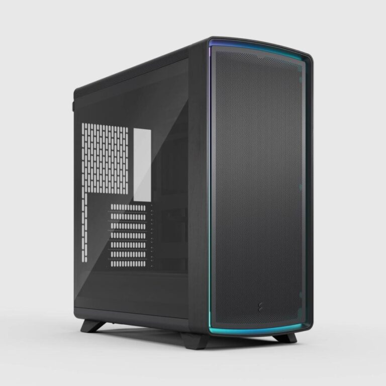 Fractal Design Summit Ambience Blackout Midi Tower Case Black TG Light Tint Glass ATX EATX 360mm Radiator 3x 140mm Fans