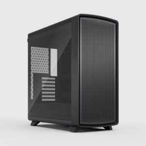 Fractal Design Summit Blackout TG Light Tint Midi Tower PC Case Black with 3x 140mm Fans Supports ATX EATX GPU 425mm 360mm Radiator