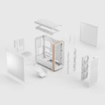 Fractal Design Summit Chalk White Midi Tower Case 3x 140mm Fans 360mm Radiator ATX Micro ATX Mini ITX EATX