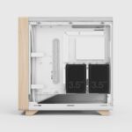 Fractal Design Summit Midi Tower Supports ATX EATX 3x 140mm Fans 360mm Radiator Support Tempered Glass White Clear Tint