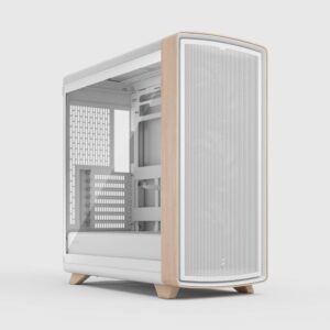 Fractal Design Summit Midi Tower Supports ATX EATX 3x 140mm Fans 360mm Radiator Support Tempered Glass White Clear Tint
