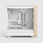 Fractal Design Summit Midi Tower Supports ATX EATX 3x 140mm Fans 360mm Radiator Support Tempered Glass White Clear Tint